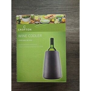New Crofton Black Wine Cooler With Removable Cooling Element